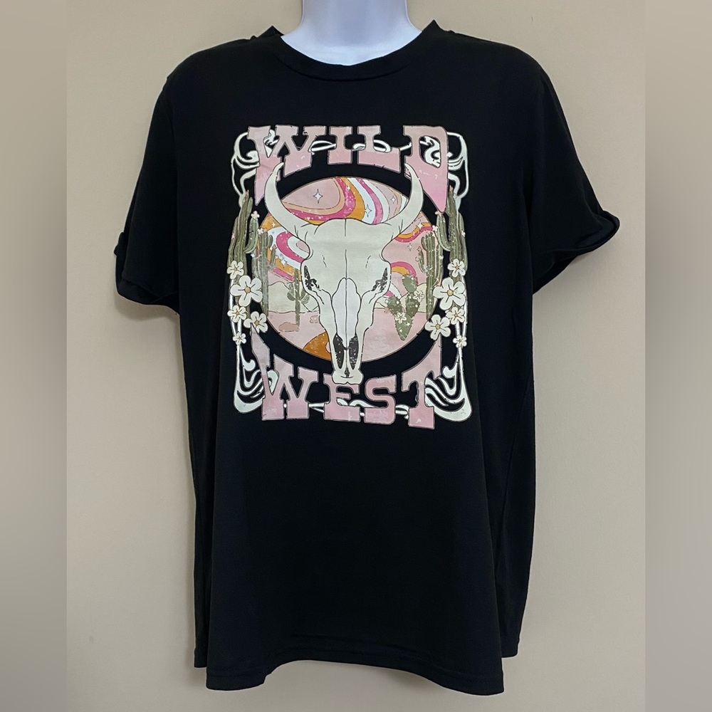 Wild West Black Graphic Tee